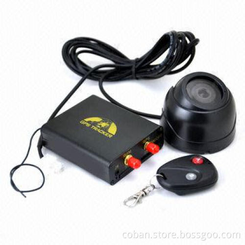 Car GPS Tracker, Fuel and Temperature Sensor, SD Card Slot with 12-24V DC Input Power